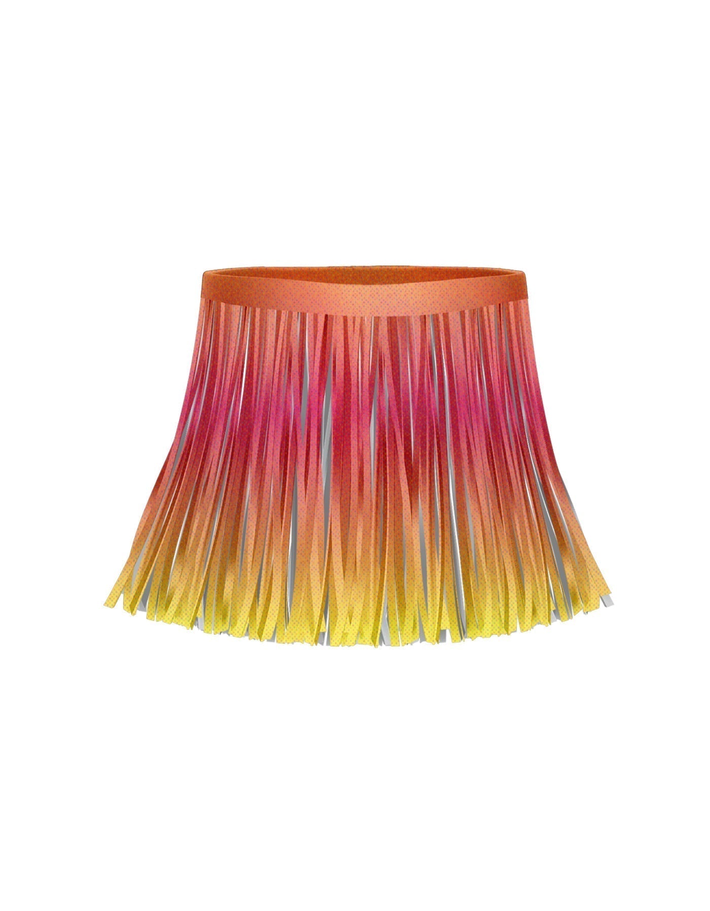 Ombre Brights Fringe Skirt