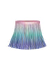 Ombre Pastels Fringe Skirt