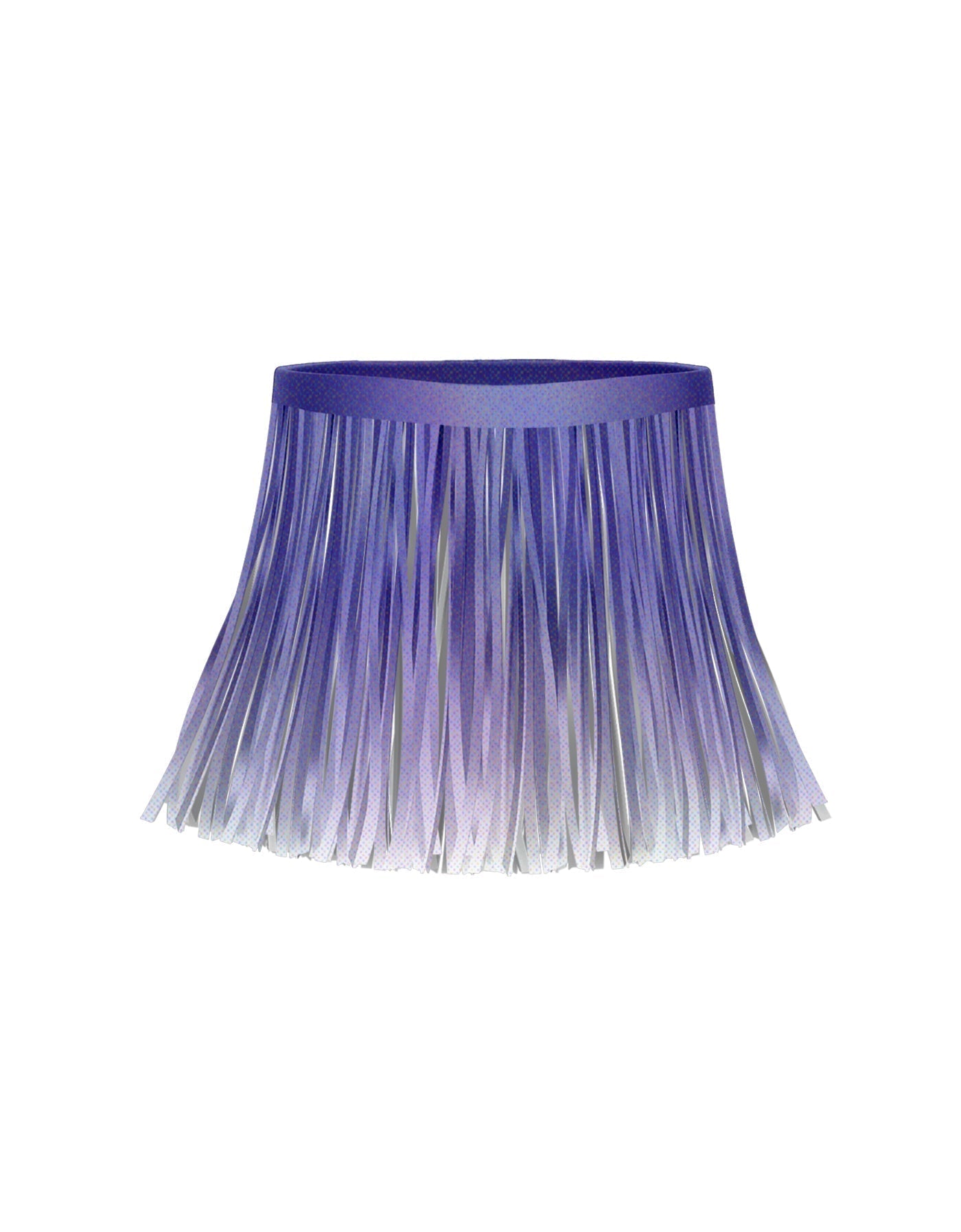 Ombre Magic Hologram Fringe Skirt