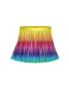 Rainbow Bright Hologram Fringe Skirt