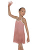 Solid Short Polychiffon Dress with White Lycra Body