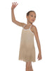 Solid Short Polychiffon Dress with White Lycra Body