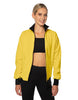 Solid Pique High Collar Jockey Jacket No Pocket