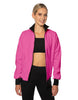 Solid Pique High Collar Jockey Jacket No Pocket