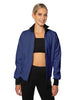 Solid Pique High Collar Jockey Jacket No Pocket