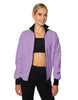 Solid Pique High Collar Jockey Jacket No Pocket