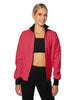 Solid Pique High Collar Jockey Jacket No Pocket