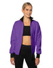 Solid Pique High Collar Jockey Jacket No Pocket