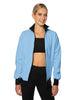 Solid Pique High Collar Jockey Jacket No Pocket