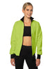 Solid Pique High Collar Jockey Jacket No Pocket