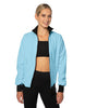 Solid Pique High Collar Jockey Jacket No Pocket