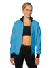 Solid Pique High Collar Jockey Jacket No Pocket