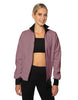 Solid Pique High Collar Jockey Jacket No Pocket