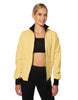 Solid Pique High Collar Jockey Jacket No Pocket