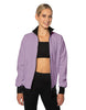 Solid Pique High Collar Jockey Jacket No Pocket
