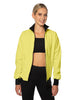 Solid Pique High Collar Jockey Jacket No Pocket