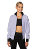 Solid Pique High Collar Jockey Jacket No Pocket