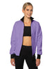 Solid Pique High Collar Jockey Jacket No Pocket