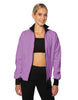 Solid Pique High Collar Jockey Jacket No Pocket