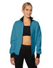 Solid Pique High Collar Jockey Jacket No Pocket