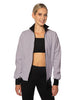 Solid Pique High Collar Jockey Jacket No Pocket