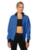 Solid Pique High Collar Jockey Jacket No Pocket