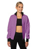 Solid Pique High Collar Jockey Jacket No Pocket