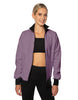 Solid Pique High Collar Jockey Jacket No Pocket
