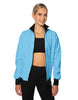 Solid Pique High Collar Jockey Jacket No Pocket
