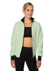 Solid Pique High Collar Jockey Jacket No Pocket