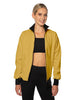 Solid Pique High Collar Jockey Jacket No Pocket