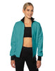 Solid Pique High Collar Jockey Jacket No Pocket