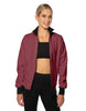 Solid Pique High Collar Jockey Jacket No Pocket