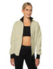 Solid Pique High Collar Jockey Jacket No Pocket