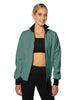 Solid Pique High Collar Jockey Jacket No Pocket