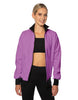 Solid Pique High Collar Jockey Jacket No Pocket