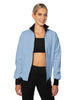 Solid Pique High Collar Jockey Jacket No Pocket