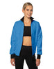 Solid Pique High Collar Jockey Jacket No Pocket