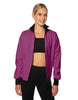 Solid Pique High Collar Jockey Jacket No Pocket