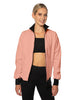 Solid Pique High Collar Jockey Jacket No Pocket
