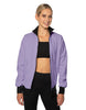 Solid Pique High Collar Jockey Jacket No Pocket