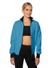 Solid Pique High Collar Jockey Jacket No Pocket