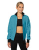 Solid Pique High Collar Jockey Jacket No Pocket