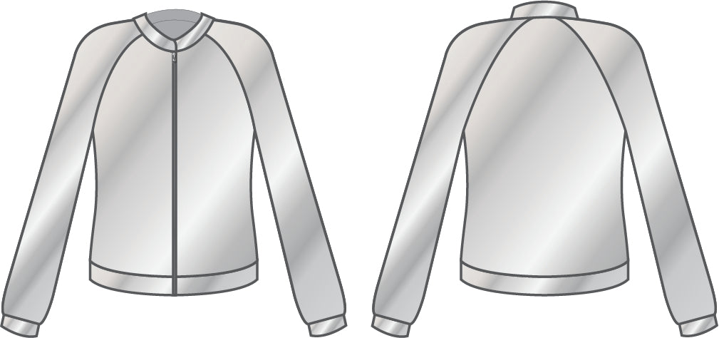 Custom Studio L Disco Inferno Jockey Jacket Low Collar No Pocket No Rib