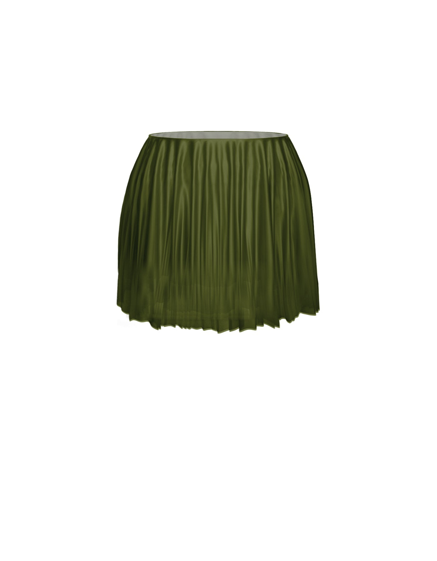 Solid Short Chiffon Circle Skirt