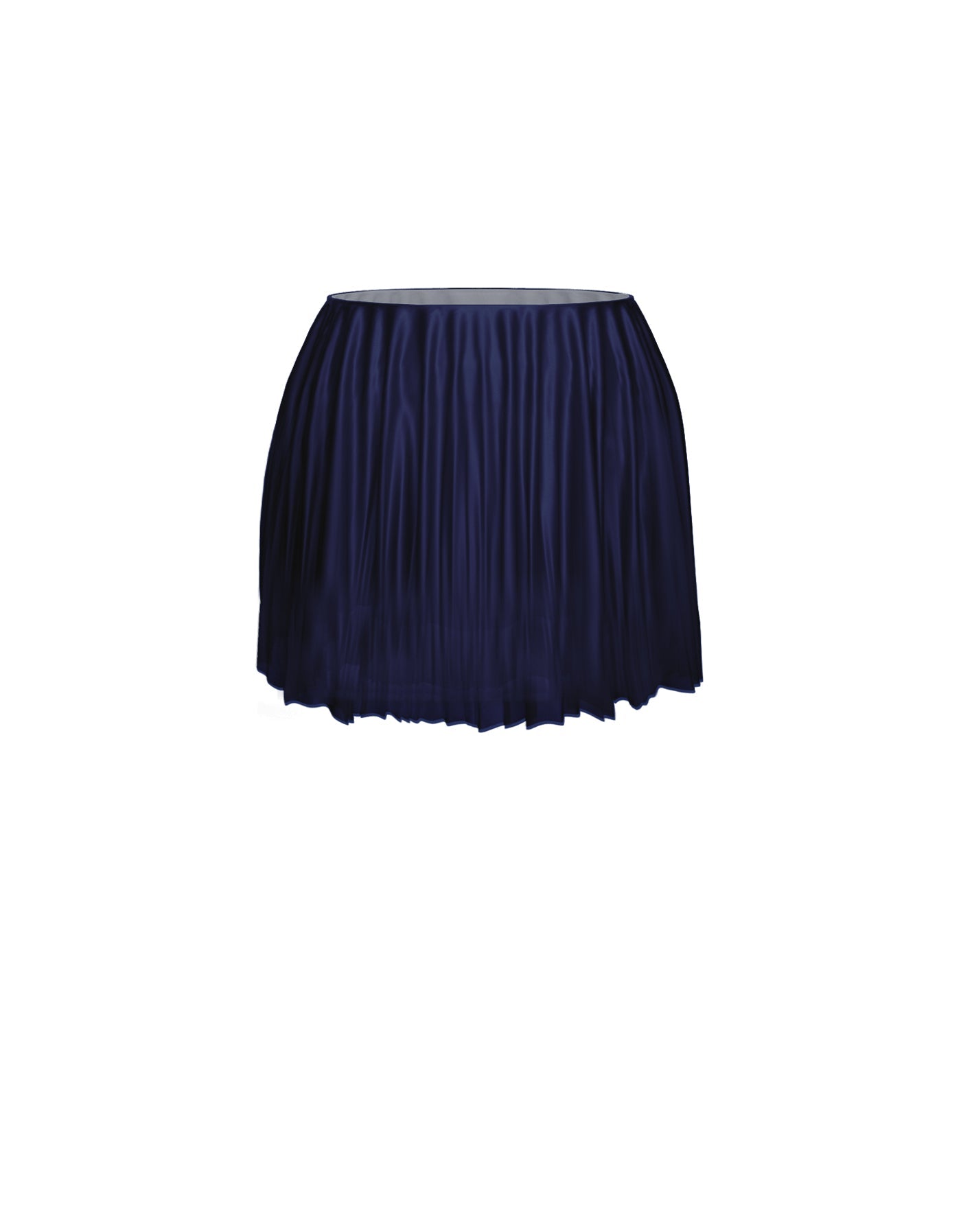 Solid Short Chiffon Circle Skirt