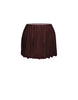 Solid Short Chiffon Circle Skirt