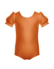 Solid Lycra Puff Sleeve Leotard