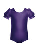 Solid Lycra Puff Sleeve Leotard