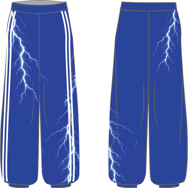 Custom Storm Lightning Parachute Pants